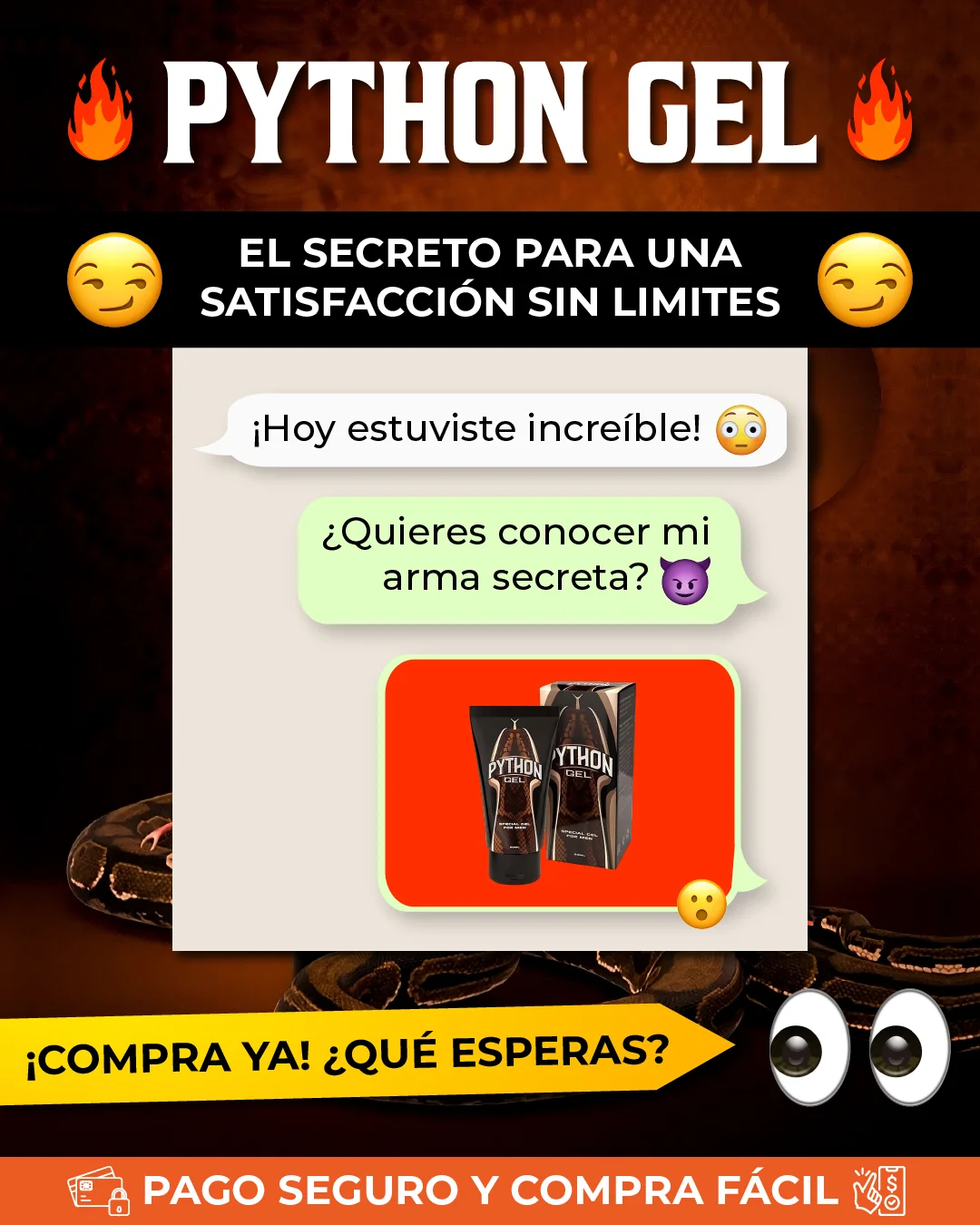 Python Gel VIGOR MAN-USA