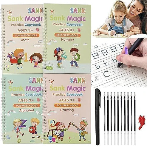 MagiScribe: Kit 4 Cuadernos Mágicos