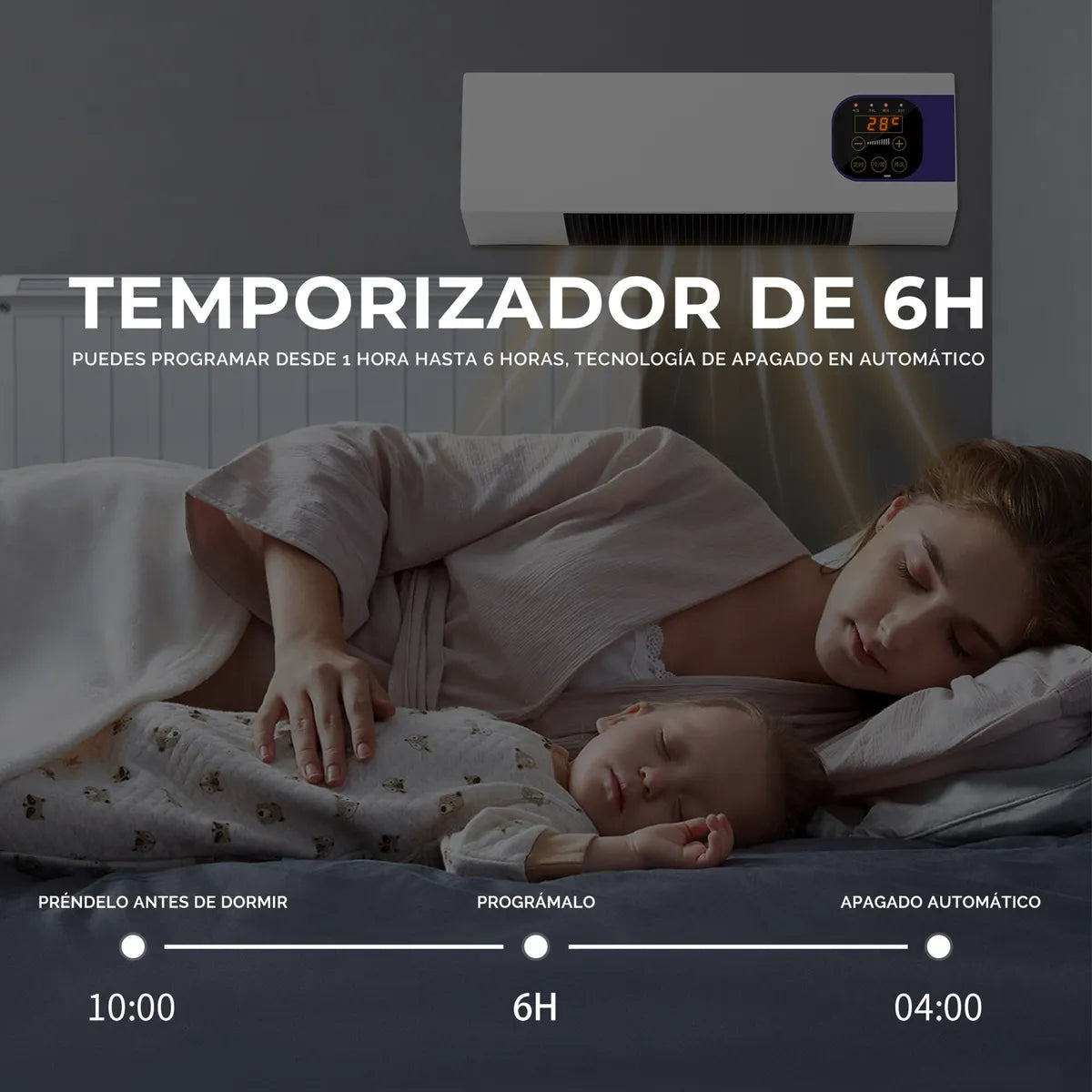 ClimaMax™ 2 en 1 – Potente Aire Acondicionado & Calefactor