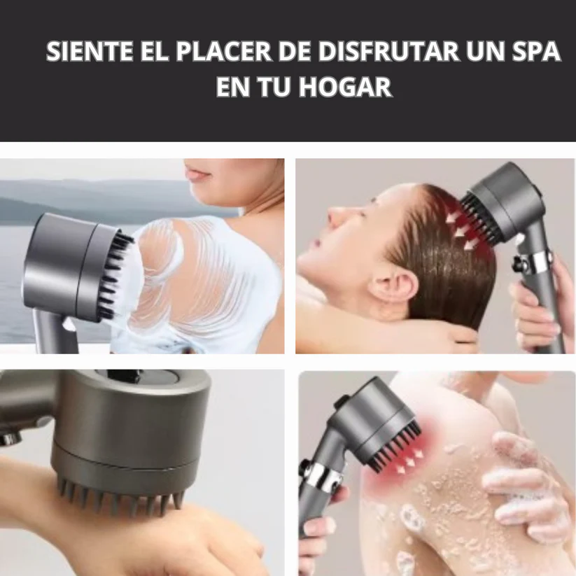 Ducha Spa de Alta Presión – Masajeadora