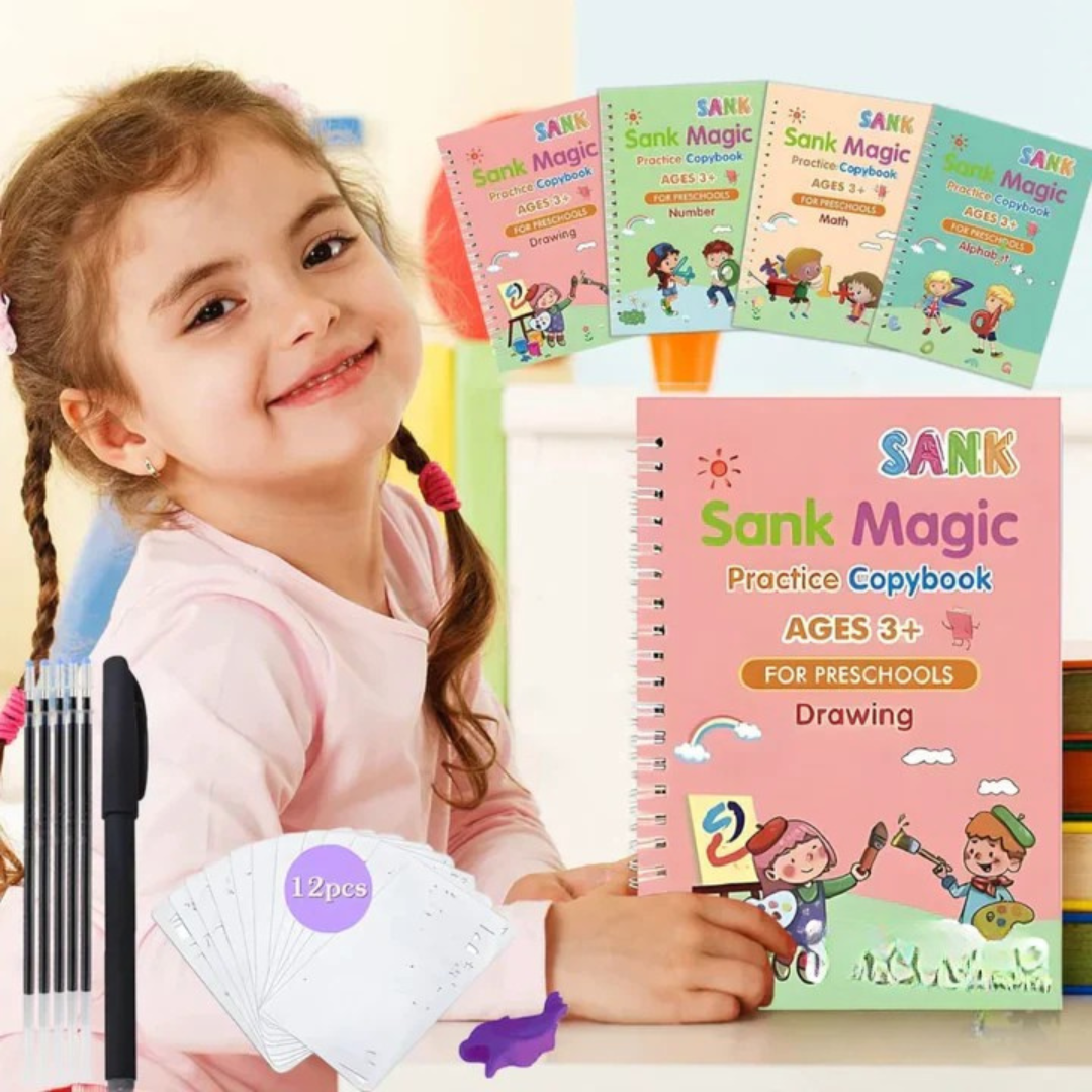 MagiScribe: Kit 4 Cuadernos Mágicos