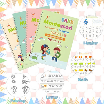 MagiScribe: Kit 4 Cuadernos Mágicos